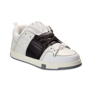 Valentino Vlogo Leather Sneaker, White